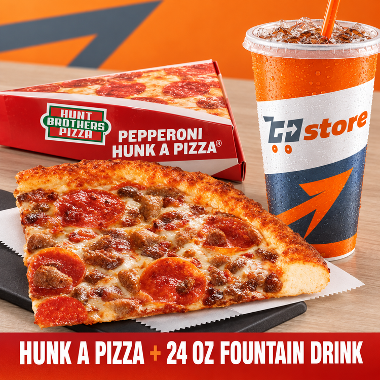 Hunk A Pizza® + 24 oz Fountain Drink Combo