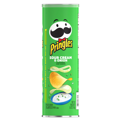 Pringles Sour Cream & Onion Potato Crisps Chips 5.2oz