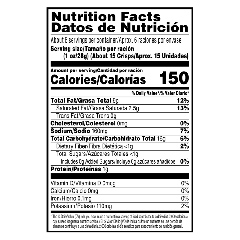 Pringles Sour Cream & Onion Potato Crisps Chips 5.2oz
