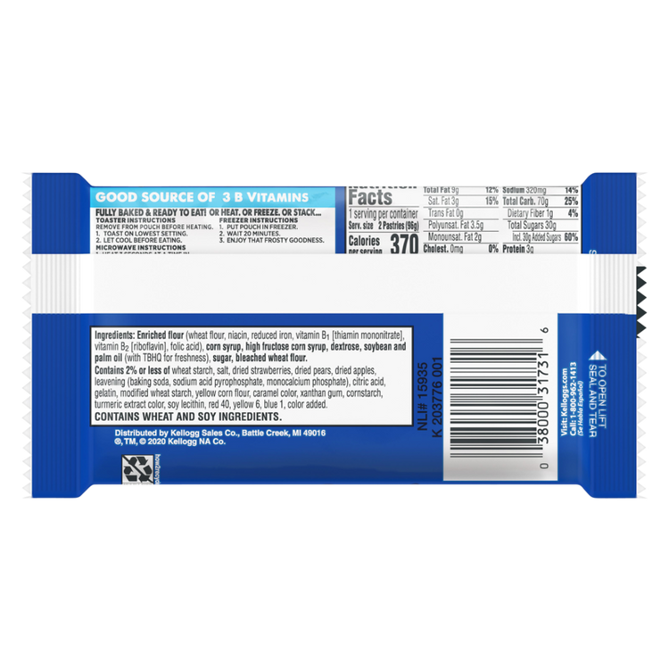 Pop-Tarts Frosted Strawberry Toaster Pastries 2ct
