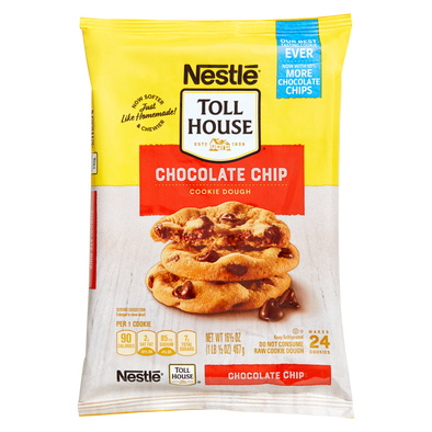 Nestle Toll House Chocolate Chip Cookie Ready to Bake Dough 24ct 16.5oz