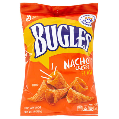 Bugles Nacho Cheese Crispy Corn Snacks 3oz