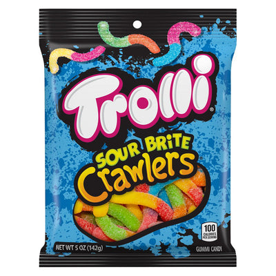 Trolli Sour Brite Crawlers Gummy Candy 5oz