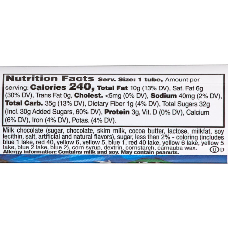 M&M's Minis Milk Chocolate Candies Mega Tube 1.77oz