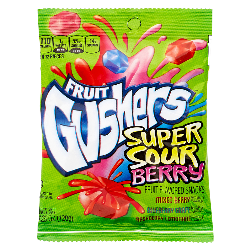 gushers super sour berry 4.25 oz