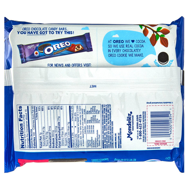 Oreos Double Stuff Chocolate Sandwich Cookies 15.35oz