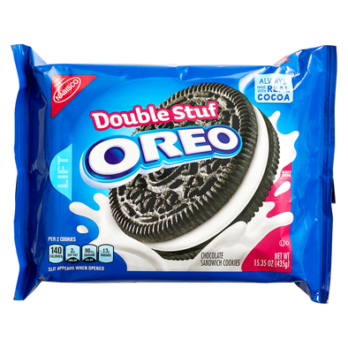 Oreos Double Stuff Chocolate Sandwich Cookies 15.35oz