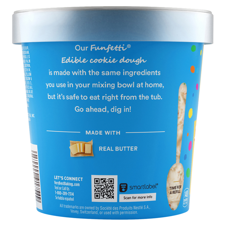 Toll House Funfetti Edible Cookie Dough 15oz
