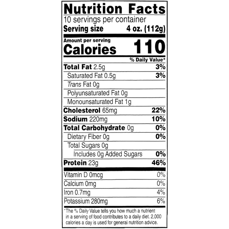 Tyson Frozen Boneless Skinless Chicken Breasts 2.5lb