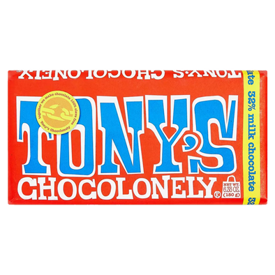 Tony's Chocolonely 32% Milk Chocolate Bar 6.35oz