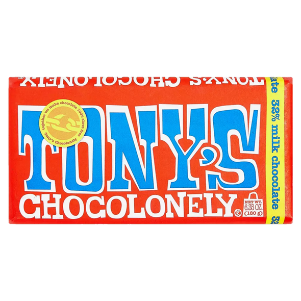 Tony's Chocolonely 32% Milk Chocolate Bar 6.35oz