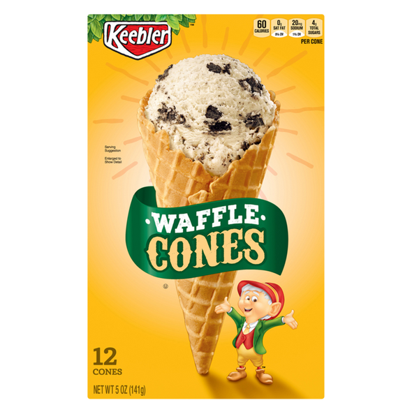 Keebler Waffle Cone 12ct 5oz