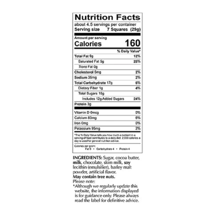 Lindt Classic Recipe Milk Chocolate Bar 4.4oz