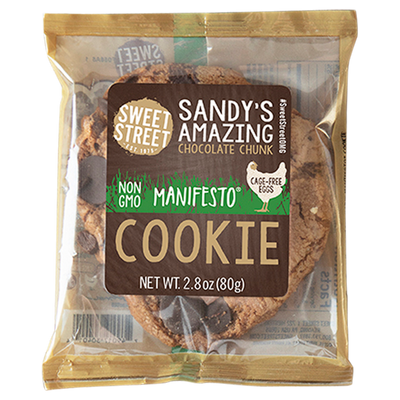 Amazing Chocolate Chunk Manifesto Cookie - Sweet Street Sandy's - 2.8 oz