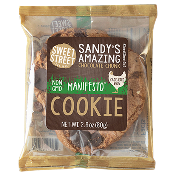 Amazing Chocolate Chunk Manifesto Cookie - Sweet Street Sandy's - 2.8 oz