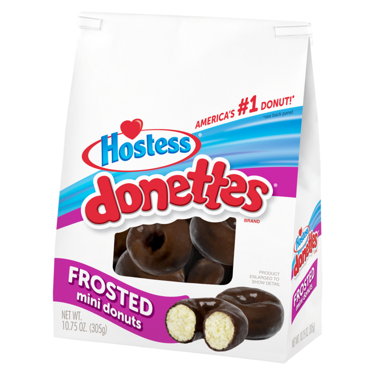 Hostess Chocolate Bagged Donettes 10.75oz