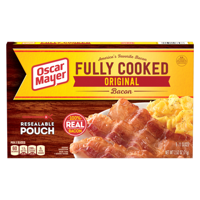 Oscar Mayer Original Fully Cooked Bacon 2.52oz