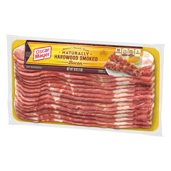 Oscar Mayer Naturally Hardwood Smoked Bacon 16oz