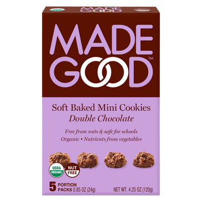 Made Good Organic Double Chocolate Soft Baked Minis Cookies 4.25oz