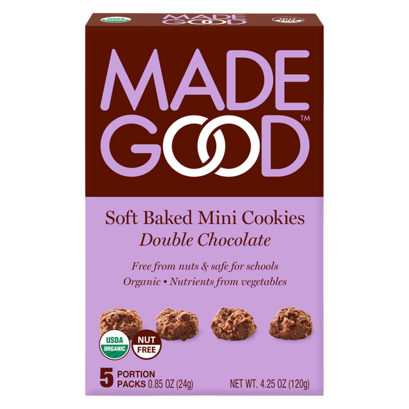 Made Good Organic Double Chocolate Soft Baked Minis Cookies 4.25oz