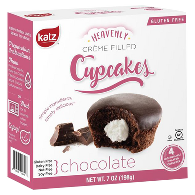 Katz Gluten Free Creme Filled Chocolate Cupcakes 7oz