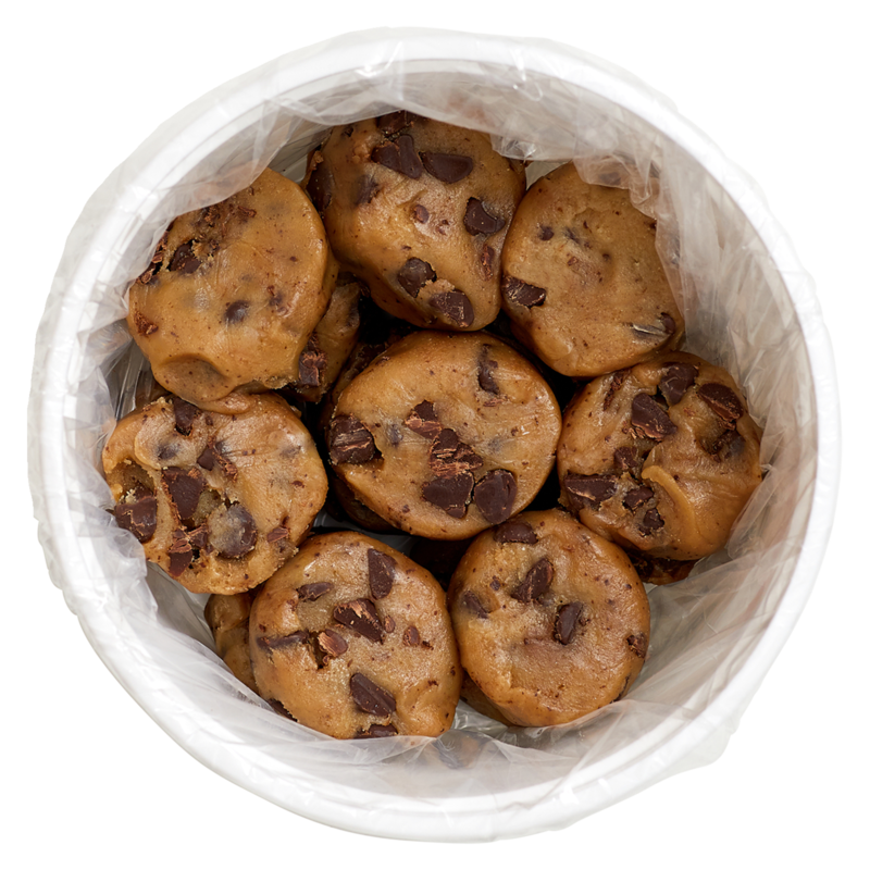 Frozen Chocolate Chip Cookie Dough Tub - Famous 4th Street Cookie