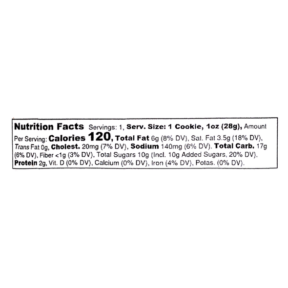 Frozen Chocolate Chip Cookie Dough Tub - Famous 4th Street Cookie Company - 16oz