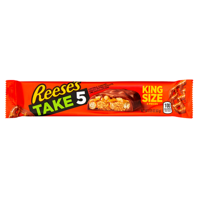 Reese's Take 5 Chocolate Peanut Butter Bar King Size 3.1oz