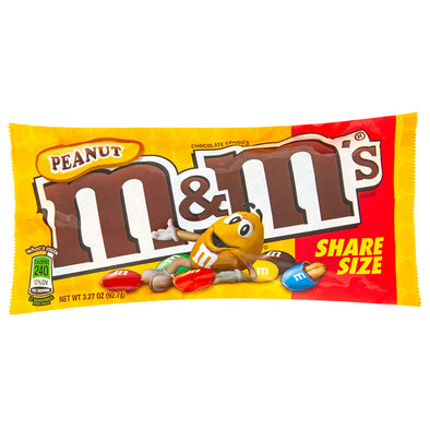 M&M's Peanut Chocolate Candies Share Size 3.27oz