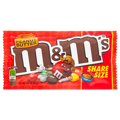 M&M's Peanut Butter Milk Chocolate Candies Share Size 2.83oz