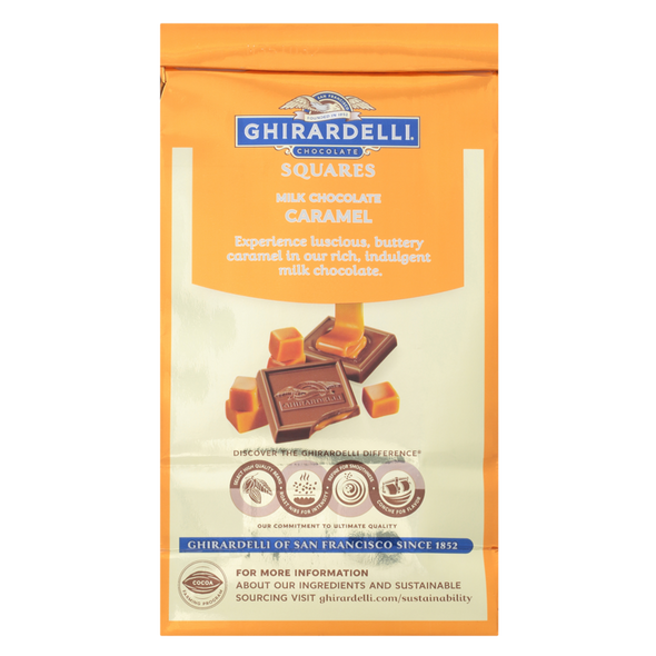 Ghirardelli Milk Chocolate Caramel Squares 5.32oz Ghirardelli Milk Chocolate Caramel Squares 5.32oz