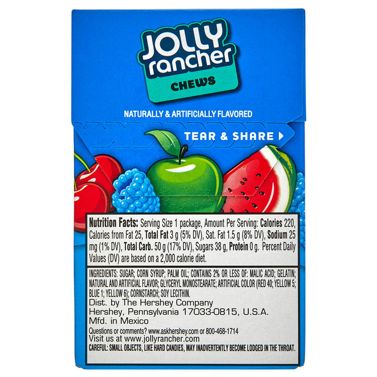 Jolly Rancher Fruit Chews 2.06oz Jolly Rancher Fruit Chews 2.06oz