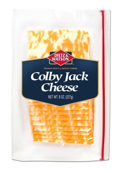 Dietz & Watson Sliced Colby Jack Cheese 8oz