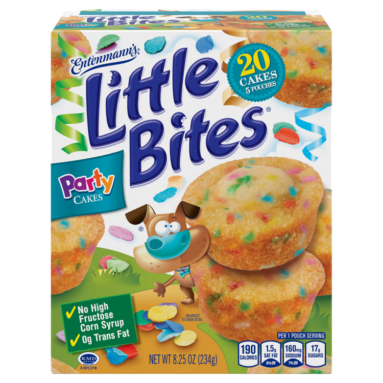 Entenmann's Little Bites Party Cake Muffins 20ct