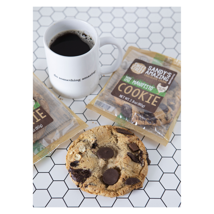 Amazing Chocolate Chunk Manifesto Cookie - Sweet Street Sandy's - 2.8 oz