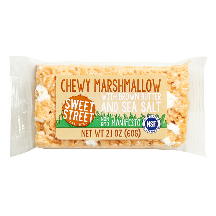 Gluten Free Chewy Marshmallow Manifesto Bar - Sweet Street 2.1oz