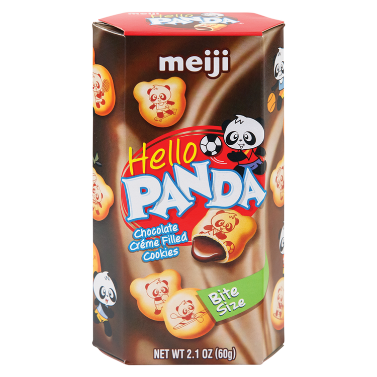Meiji Hello Panda Chocolate Creme Filled Cookies 2.1oz