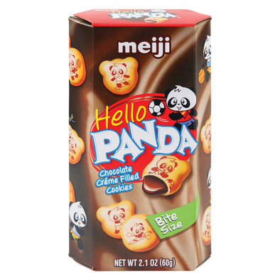 Meiji Hello Panda Chocolate Creme Filled Cookies 2.1oz