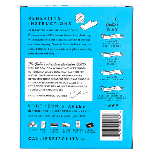 Callie's Blueberry Biscuits 6ct
