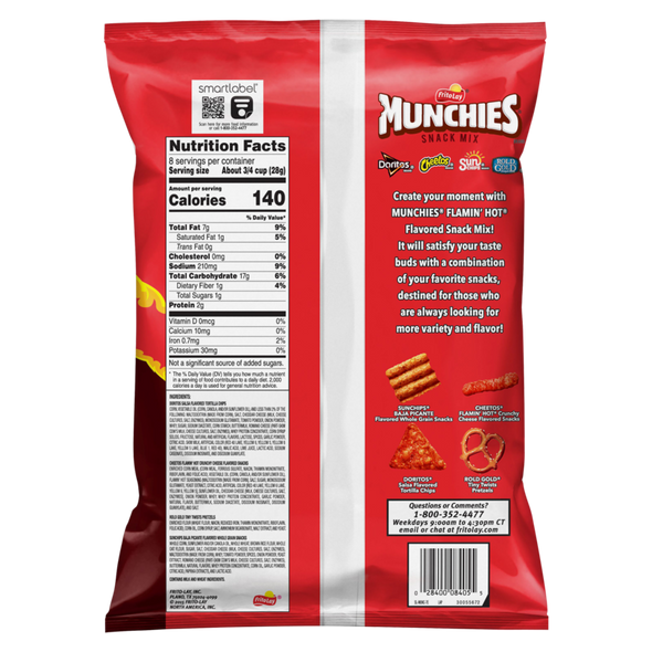 Munchies Hot Snack Mix 8oz