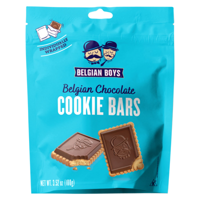 Belgian Boys Chocolate Cookie Bars 3.5oz