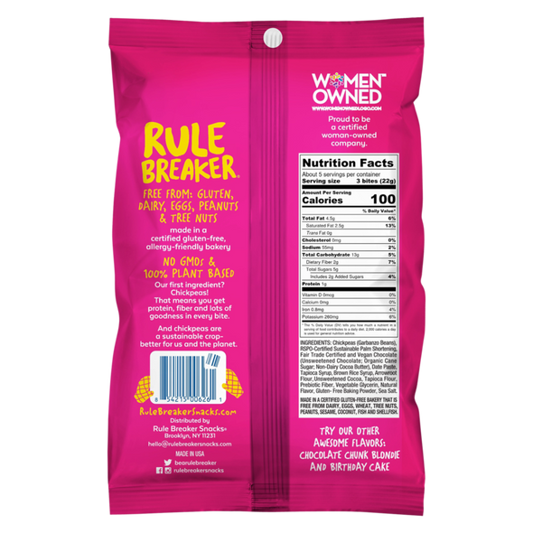 Rule Breaker Snacks Deep Chocolate Brownie Bites 4oz