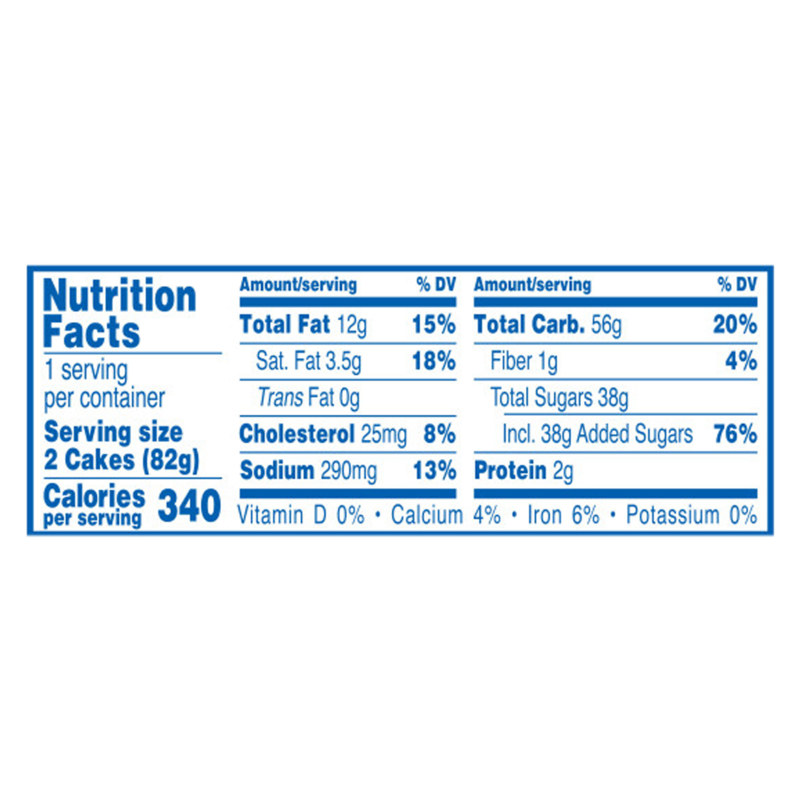 Hostess Cinnamon Streusel Coffee Cakes Single Serve 2ct