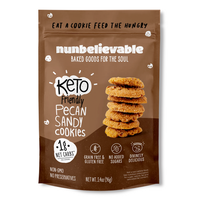 Nunbelievable Keto Pecan Sandy Cookies 3.4oz