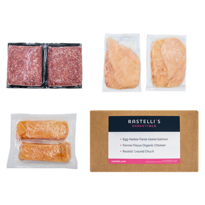 Frozen Rastelli's Protein Box - Chicken, Beef, & Fish Sampler