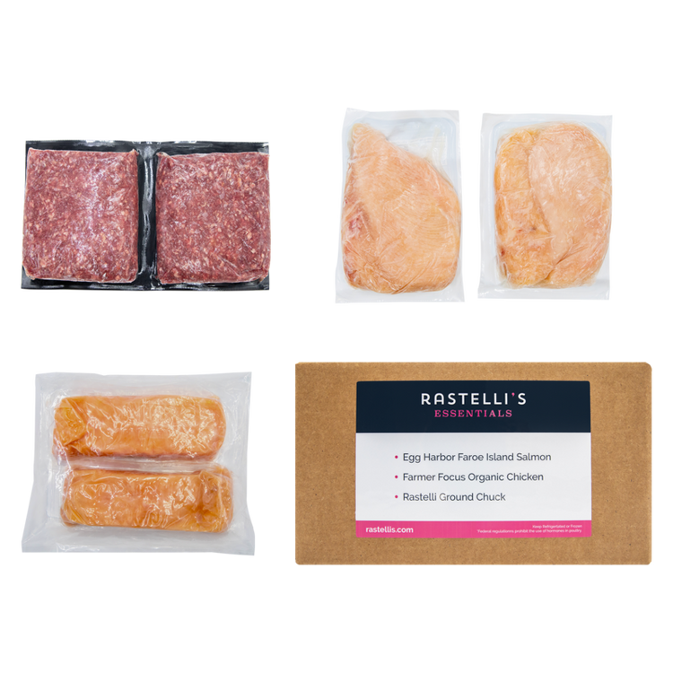 Frozen Rastelli's Protein Box - Chicken, Beef, & Fish Sampler