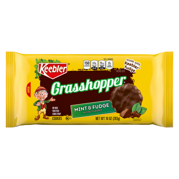 Keebler Mint & Fudge Grasshopper Cookies 10oz