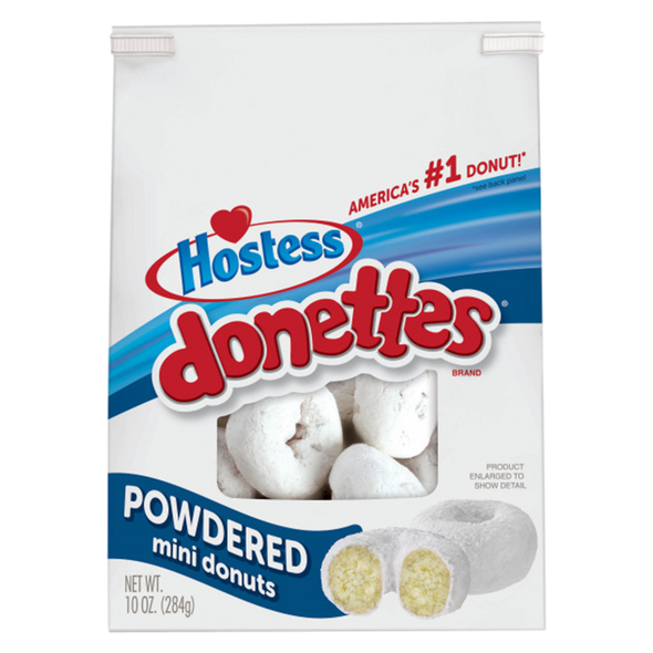 Hostess Donettes Powdered Mini Donuts Bag 10oz