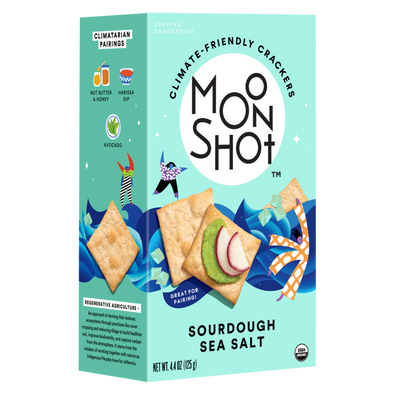 Moonshot Sourdough Sea Salt Crackers 4.4oz