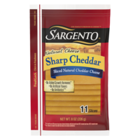 Sargento Natural Sharp Cheddar Cheese Slices 11ct 8oz